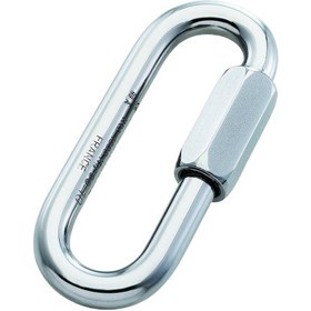 تصویر مایلون بیضی شماره هفت پتزل PETZL MAILLON GO n.7 Petzl Maillon GO N° 7mm Oval steel quick link