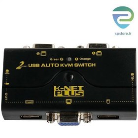 تصویر ۲Port USB KVM Switch K-Net KPU622 + Cable 