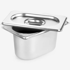 تصویر بنماری 1/9 عمق 10 سانت با درب 1/6 bain-marie, 15 cm deep with a door