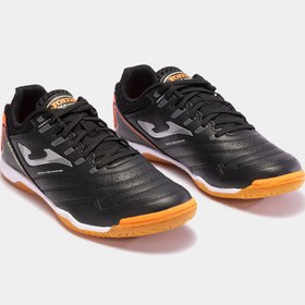 تصویر کفش فوتسال مردانه ماکسیما 2301 جوما - 4 Joma MAXIMA 2301 BLACK ORANGE INDOOR