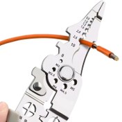 تصویر انبردست چند کاره توسِن مدل Tuosen 100128 Multifunctional Wire Stripper Decrustation Pliers Crimper Cable Stripper Cutter Wire Repair Tool Pliers Hand Tools