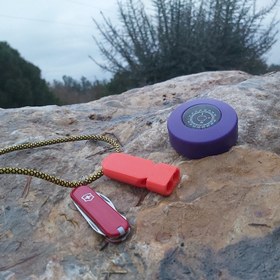 تصویر سوت نجات مدل EMG - آبی 