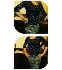 تصویر بلوز زنانه آستین کوتاه 