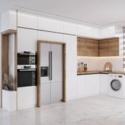 تصویر کابینت آشپزخانه تمام ام‌دی‌اف آریو کابین 