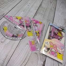 تصویر ست خط کش سانریو مدل DC-202333 