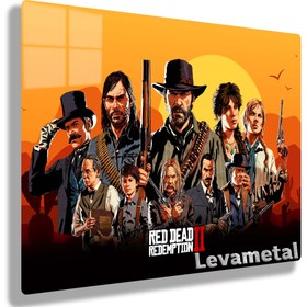 تصویر متال پوستر بازی رد دد ردمپشن Red Dead Redemption با کد A-198 