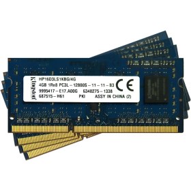 تصویر رم لپ تاپ 4 گیگابایت کینگستون DDR3L 1600 Kingston PC3L-12800 DDR3L 1600 4GB SODIMM