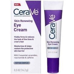 تصویر کرم دور چشم بازسازی کننده پوست سراوی CeraVe Skin Renewing حجم 14.2 گرم | ضد چروک و لیفت کننده CeraVe Skin Renewing Eye Cream 14.2g