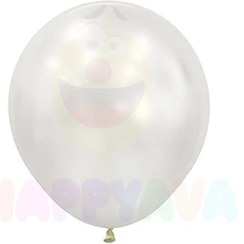 تصویر بادکنک لاتکس سفید صدفی 