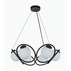 تصویر لوستر شش شعله آرام سری A812/6/WT 