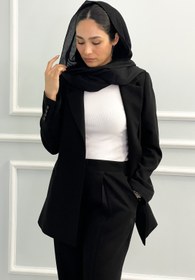 تصویر کت مشکی زنانه Black coat