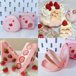 تصویر پنکک توت فرنگی هدی موجی دو طبقه 