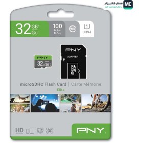 تصویر کارت حافظه میکرو اس دی پی ان وای ELITE UHS I 32GB PNY ELITE UHS-I Class 10 U1 32GB Memory Card