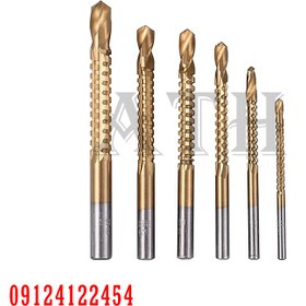 تصویر ست مته برش ۶ عددی 