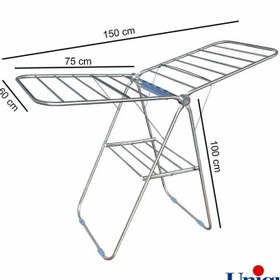 تصویر بند رخت آپارتمانی تمام آلومینیوم یونیک UN8084 Unique aluminum clothesline