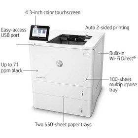 تصویر پرینتر تک کاره لیزری اچ پی مدل M609x ا HP LaserJet Enterprise M609x Laser Printer HP LaserJet Enterprise M609x Laser Printer