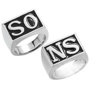 تصویر انگشتر جکس تلر مدل سانز آو آنارکی از استیل 