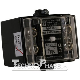 تصویر ترانسفورماتور جریان (CT) 250/5 مگ الکتریک cl:0.5 مدل AL1 