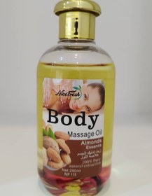 تصویر روغن ماساژ بدن Nice Fresh اسانس بادام 250 میل ا Body Massage Oil Almonds Essence Body Massage Oil Almonds Essence