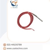 تصویر سنسور دما PT100 با کابل سیلیکونی 