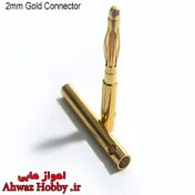 تصویر گلد کانکتور 2mm موزی - ویژه اسپید کنترل و موتور - Gold Connector 2mm - فروشگاه رباتیک اهواز هابی | خرید کوادکوپتر، ساخت مولتی روتور 