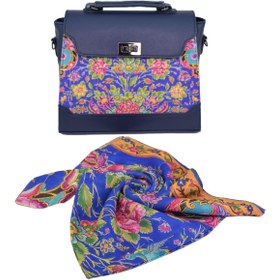 تصویر ست کیف و شال زنانه پیچک کد 13 Women Bag and Shawl Set Code 13