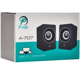 تصویر اسپیکر لپ تاپی USB P-net A-707 Speaker USB P-net A-707