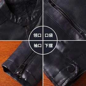 تصویر چرم کتی داخل خز کد 2016 