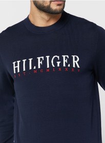 تصویر سویشرت با لوگو برند Tommy Hilfiger Logo Sweatshirt