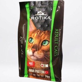 تصویر غذای خشک گربه روتیکا مدل adult rotika cat dry food adult