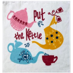 تصویر حوله دستی 30*30 قوری 