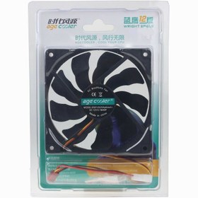 تصویر فن کیس 12 سانتی AGE COOLER مدل wright eagle 