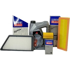 تصویر پکیج تعویض روغن پژو 206 تیپ 2 پارس قبل از 85 (استاندارد) 