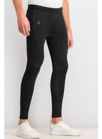 تصویر لگینگ‌های بدون درز مردانه، مشکی برند under armour Men Rush Seamless Leggings, Black