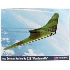 تصویر Academy 12583 1/72 مقیاس، هواپیمای جنگنده آلمانی Horten Ho 229 (WUNDERWAFFE)، کیت مدل پلاستیکی 