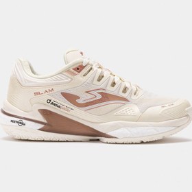 تصویر کتونی پدل (تنیس) زنانه جوما مدل TSLALW2423OM | SLAM LADY 2423 BEIGE JOMA 