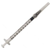 تصویر سرنگ انسولین حلما طب ۱ میلی‌لیتر لوئرلاک ۶۰ عددی Helma Teb Luerlock Insulin Syringe 60 pcs