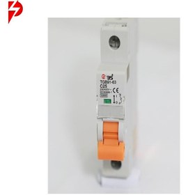 تصویر کلید مینیاتوری تک پل ۲۰ آمپر ISBS 