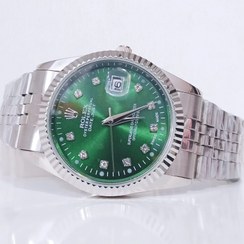 تصویر ساعت ROLEX مردانه با صفحه سبز رنگ 