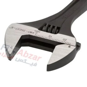 تصویر آچار فرانسه 6 اینچ لیکوتا مدل AWT-35037-6 LICOTA 15-DEGREE ADJUSTABLE ANGLE WRENCH MODEL AWT-35037-6