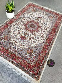 تصویر فرش ماشینی زرین 700 شانه کلاسیک اولیا کرم 