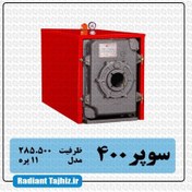 تصویر دیگ چدنی شوفاژکار 11 پره سری سوپر 400 Chauffagekar Super 400 Cast Iron Boiler - 11 Blades