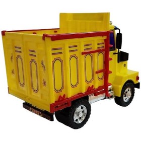 تصویر اسباب بازی کامیون ولوو پلاستیکی 