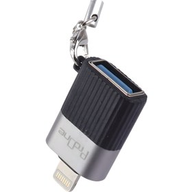 تصویر مبدل USB OTG به لایتنینگ پرووان مدل PCO05 مشکی کابل تبدیل