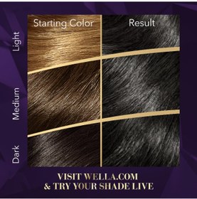 تصویر رنگ موی کولستون سوپرم 2/0 مشکی برند wella Koleston Supreme Hair Color 2/0 Black