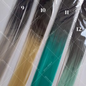 تصویر ریسه مو رنگی 