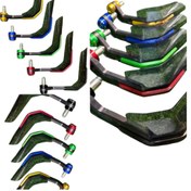 تصویر هندگارد موتور سیکلت مدل فلزی طلق دار 