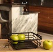 تصویر سبد مربع فلزی بزرگ بی وی کی کد 405225 کالکشن آیریس 