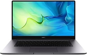 تصویر HUAWEI MateBook D 15 Laptop, 1080P FHD Ultrabook PC Intel Core i7 1165G7, Multi screen Collaboration, Fingerprint Reader, Matte Gray, Silver, 53012TQK, BohrD WFE9A, 16GB+512GB 