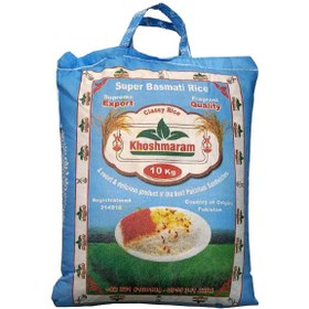 تصویر برنج پاکستانی سوپرباسماتی خوشمرام کیسه ده کیلویی 